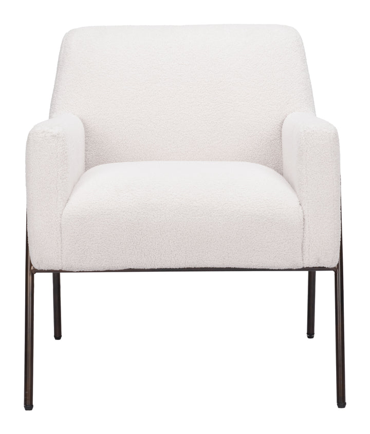 Zuo Charleston Accent Chair Cream