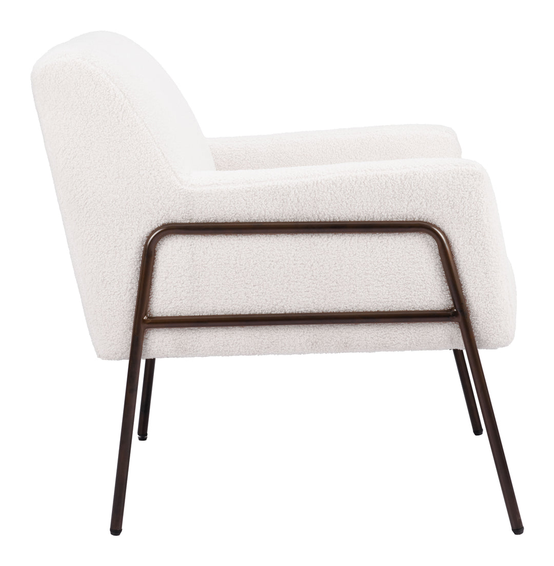 Zuo Charleston Accent Chair Cream