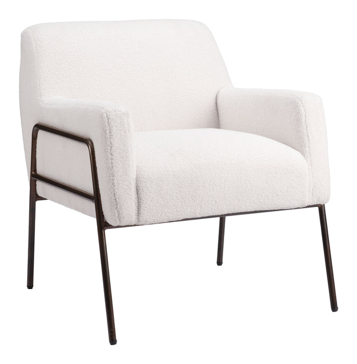 Zuo Charleston Accent Chair Cream