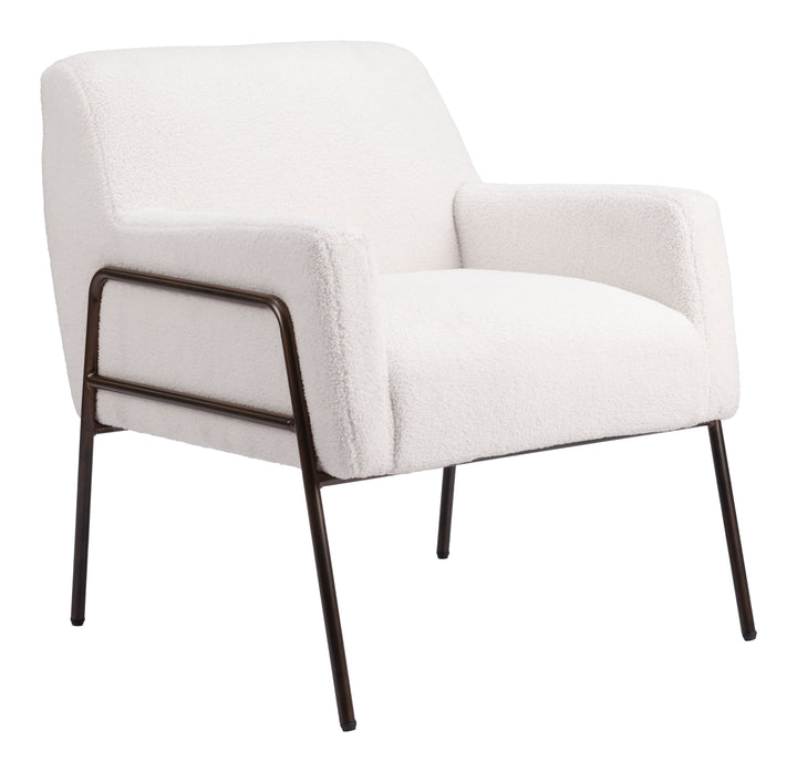 Zuo Charleston Accent Chair Cream