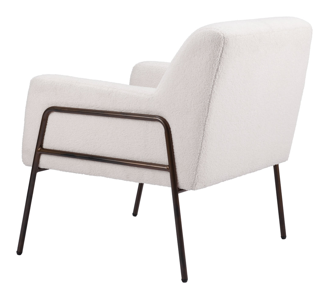 Zuo Charleston Accent Chair Cream