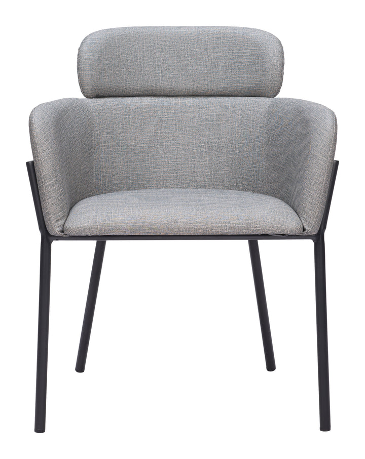 Zuo Bremor Dining Chair (Set of 2) Slate Gray