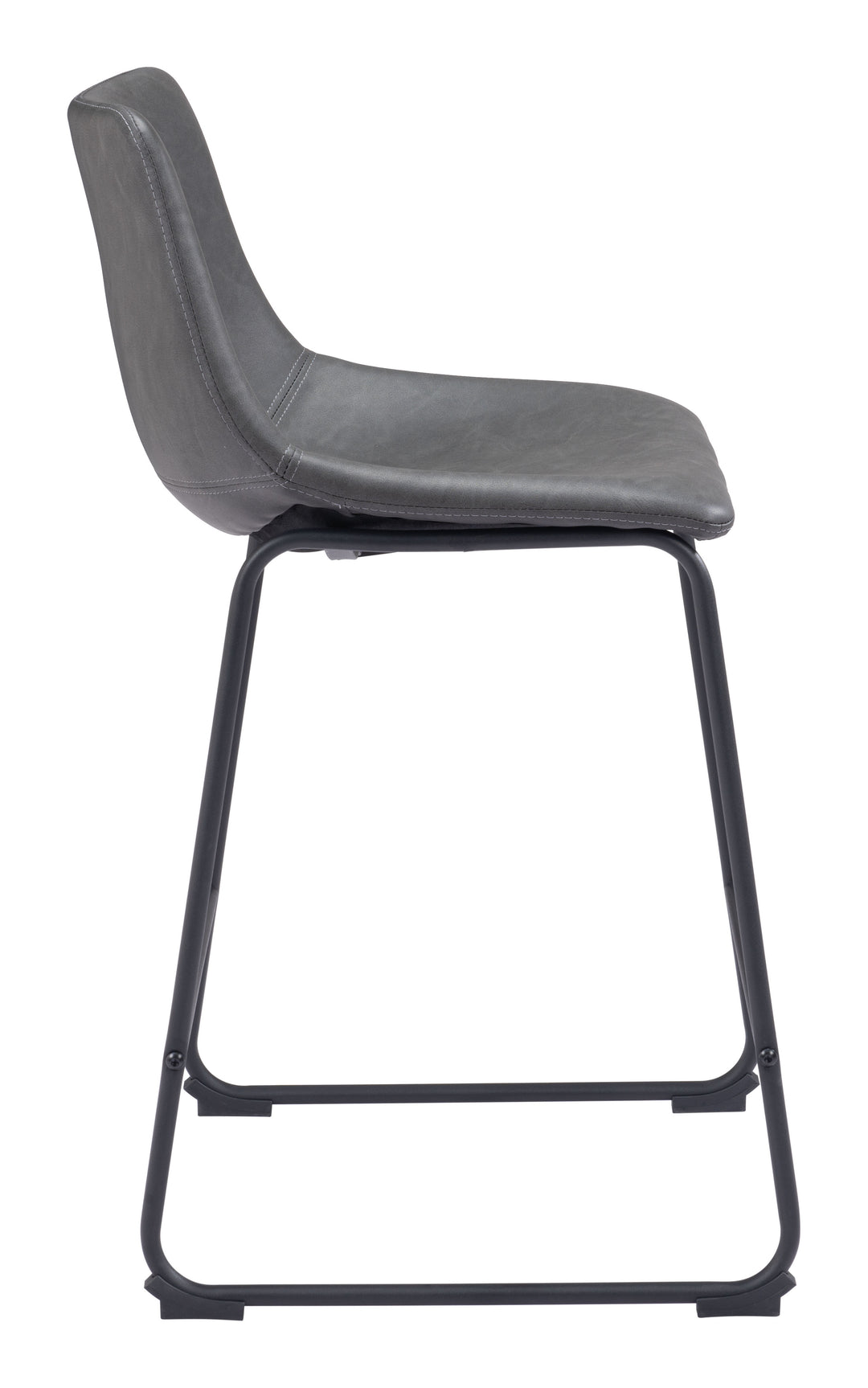 Zuo Smart Counter Stool (Set of 2) Charcoal