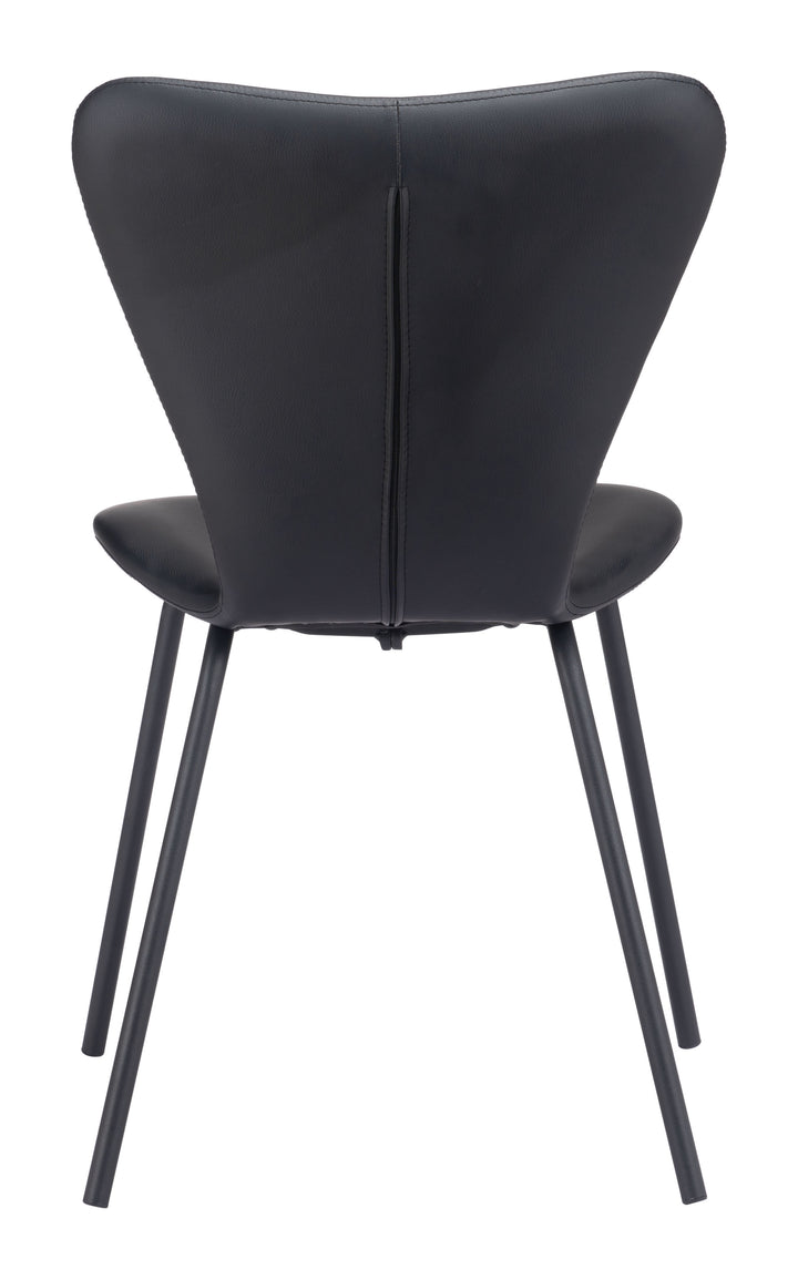 Zuo Torlo Dining Chair (Set of 2) Black