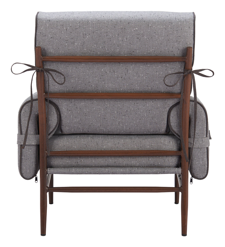 Zuo Klem Accent Chair Gray