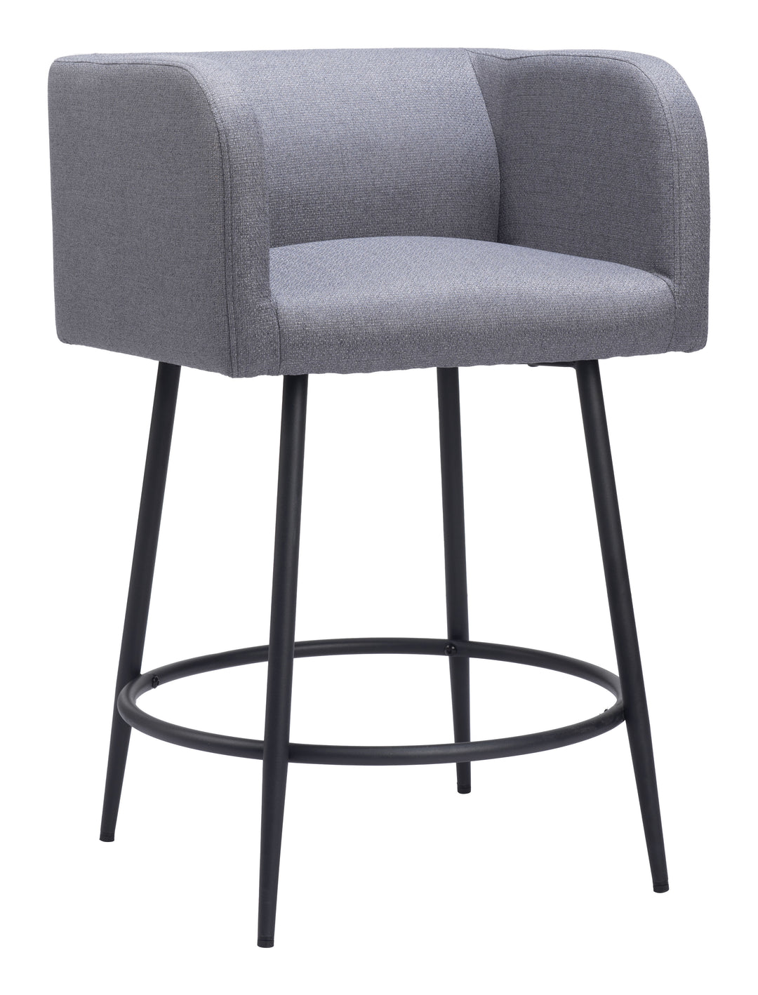 Zuo Horbat Counter Stool (Set of 2) Gray