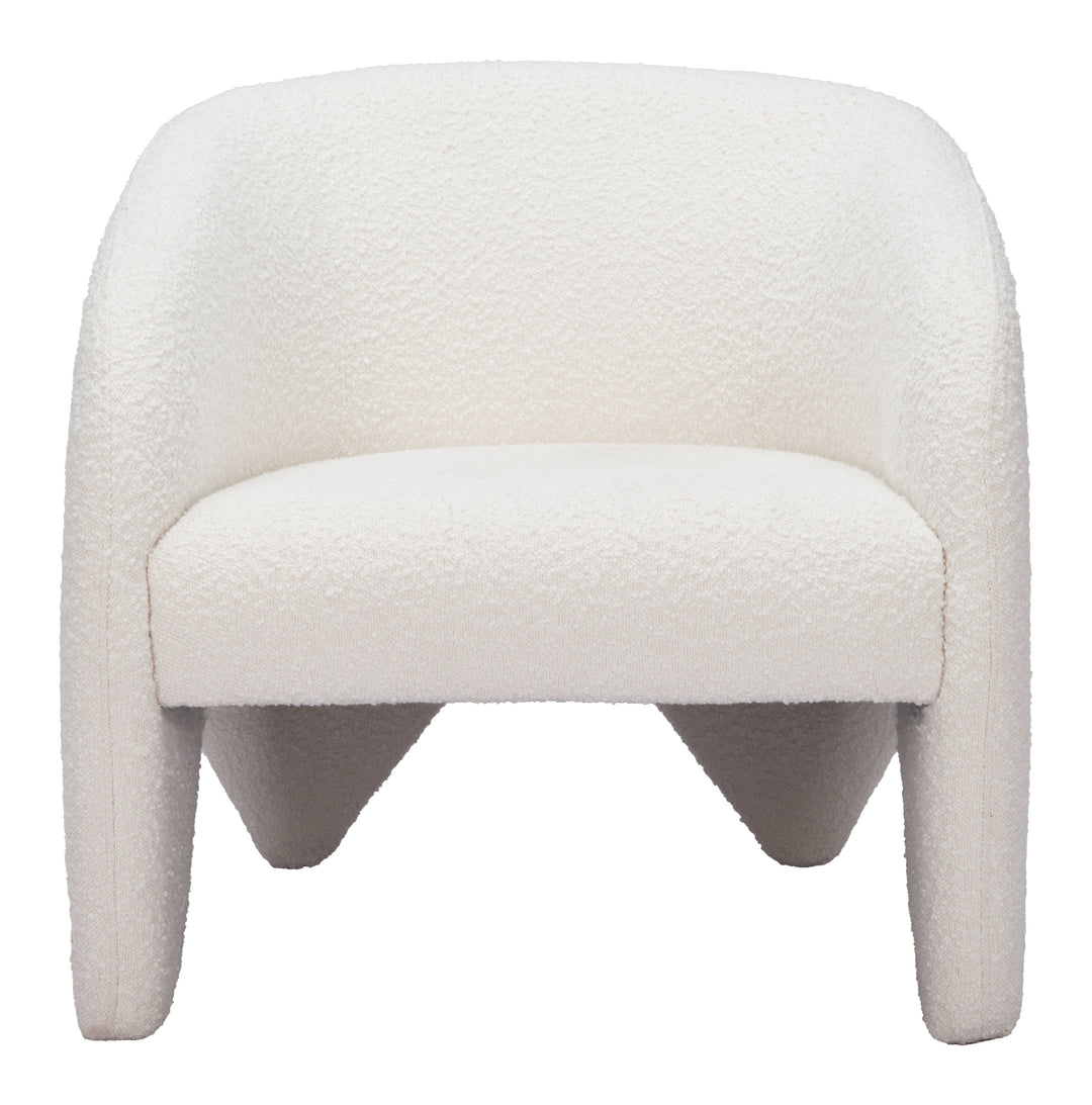 Zuo Lopta Accent Chair White