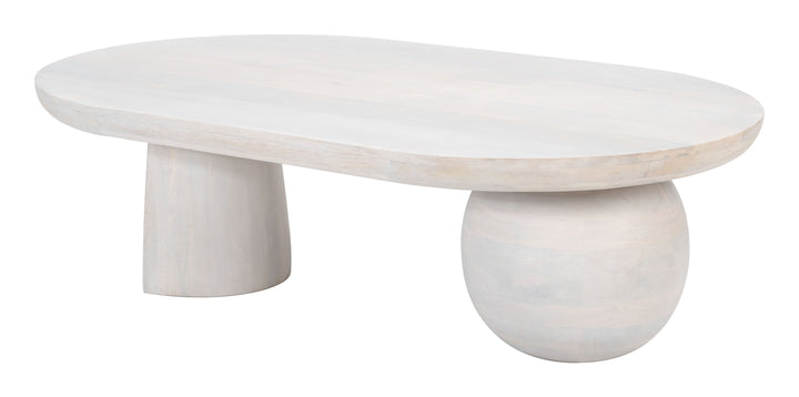 Zuo Gihak Coffee Table Whitewashed