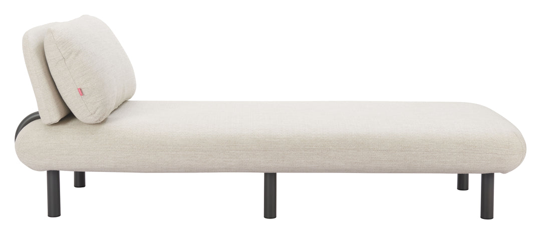 Zuo Aperto Chaise Beige