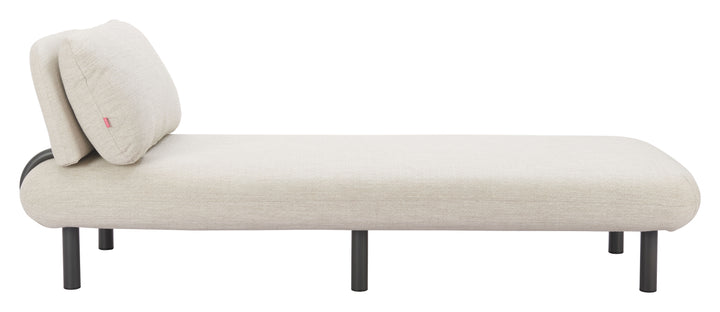 Zuo Aperto Chaise Beige