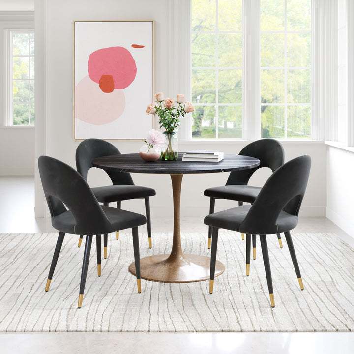 Zuo Menlo Dining Chair (Set of 2) Black