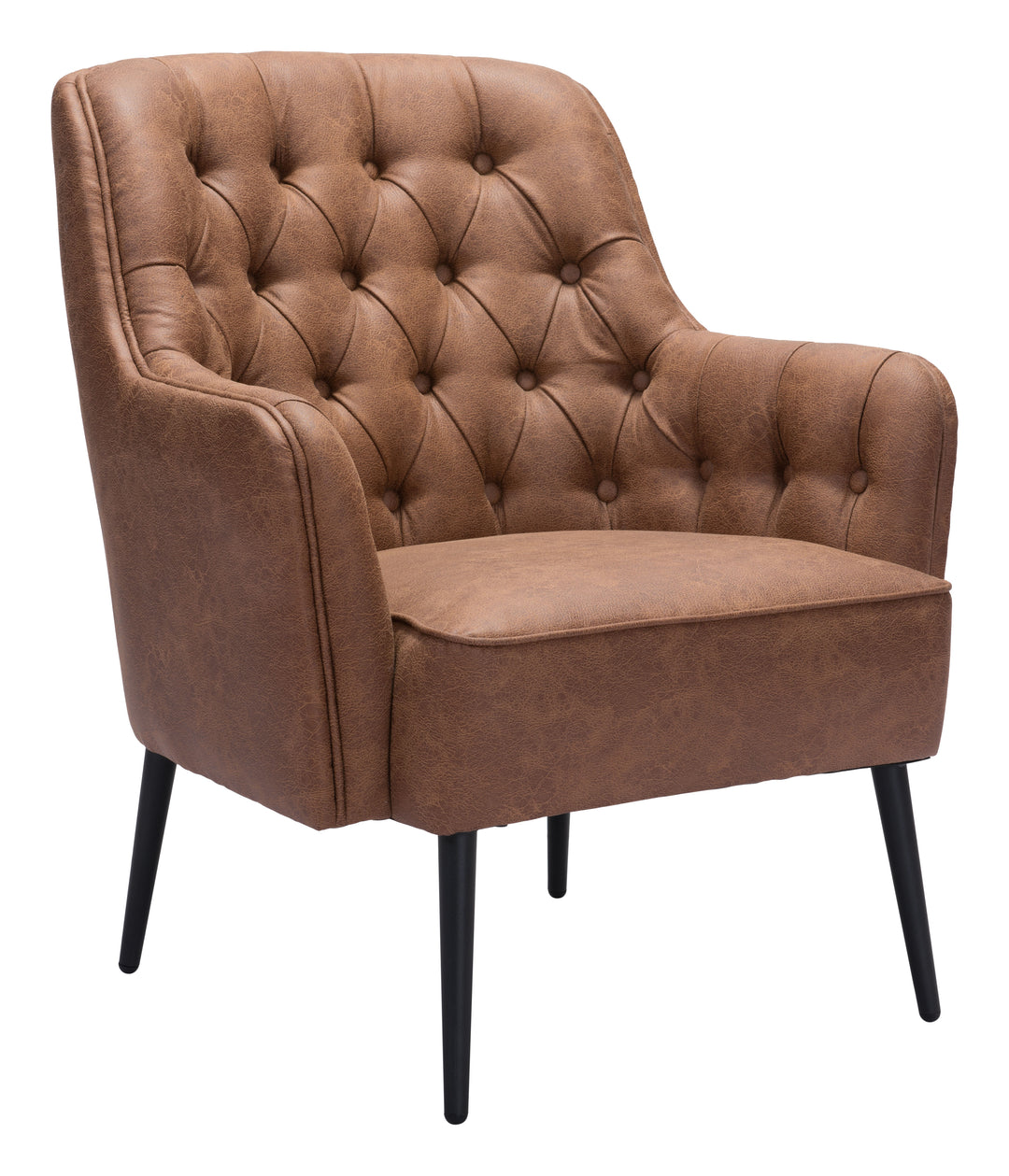 Zuo Tasmania Accent Chair Vintage Brown