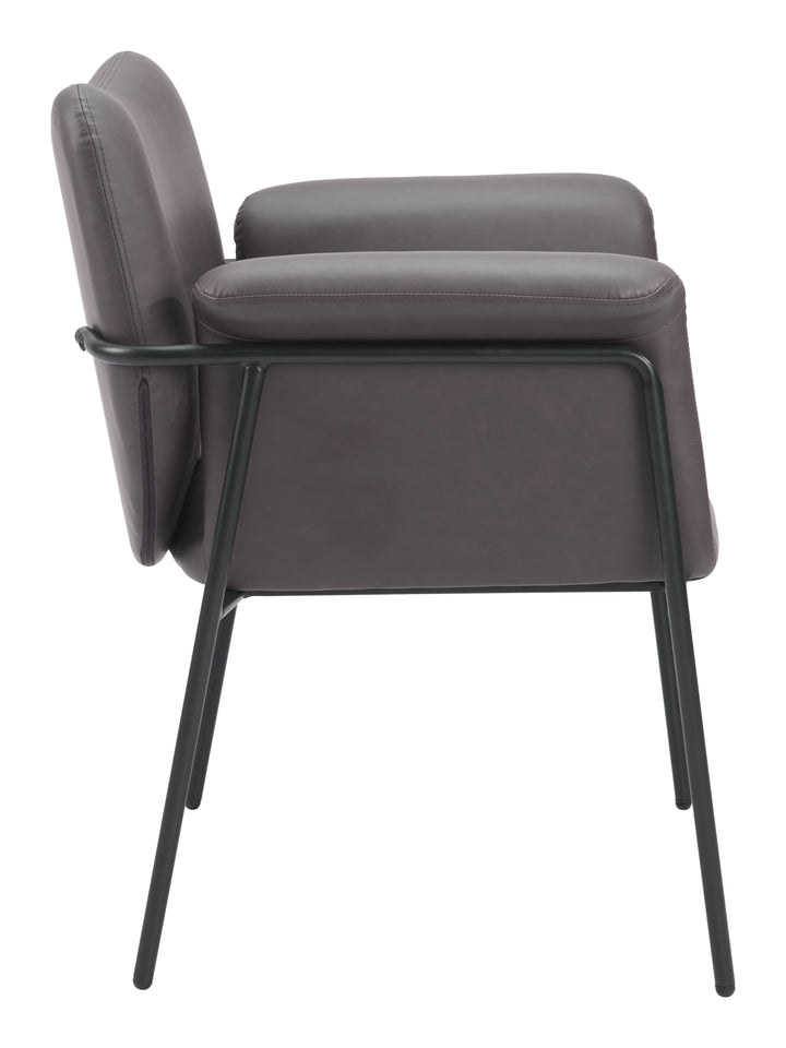 Zuo Heritage Accent Chair Brown