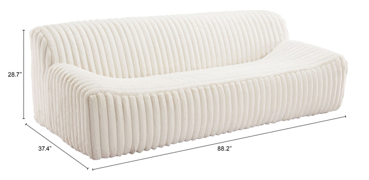Zuo Osterbro Sofa Cream