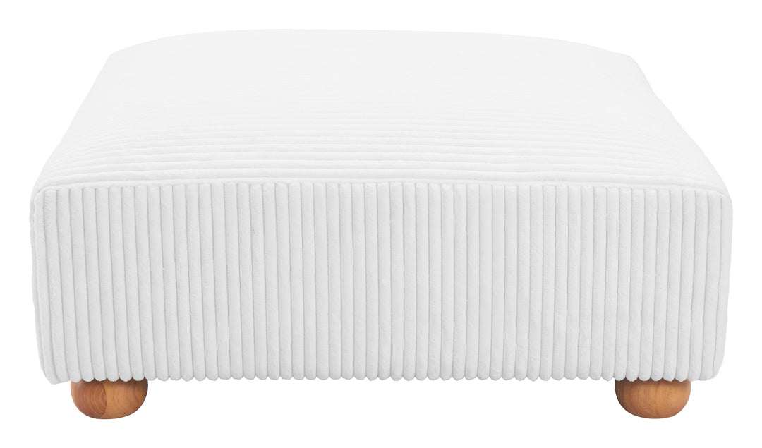 Zuo Tayte Ottoman White