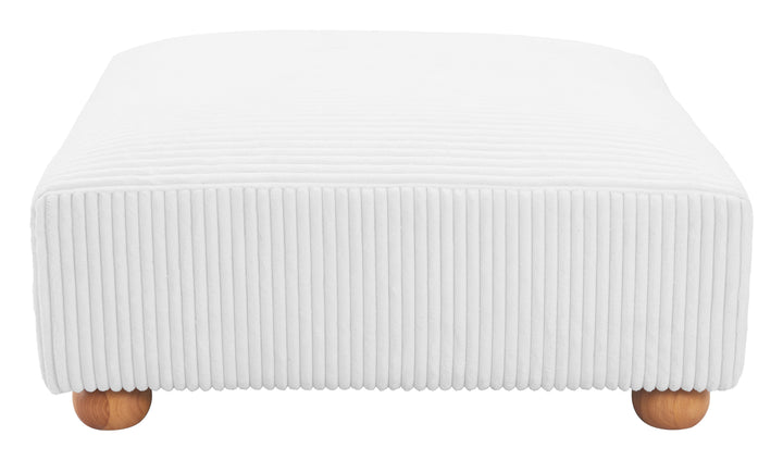 Zuo Tayte Ottoman White