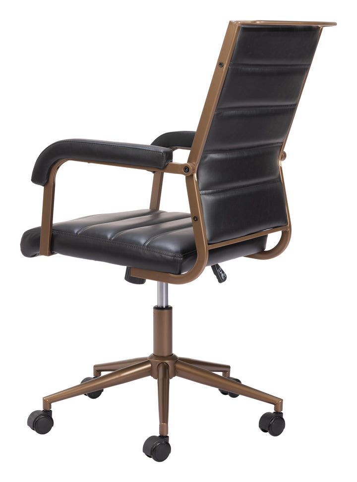 Zuo Auction Office Chair Vintage Black