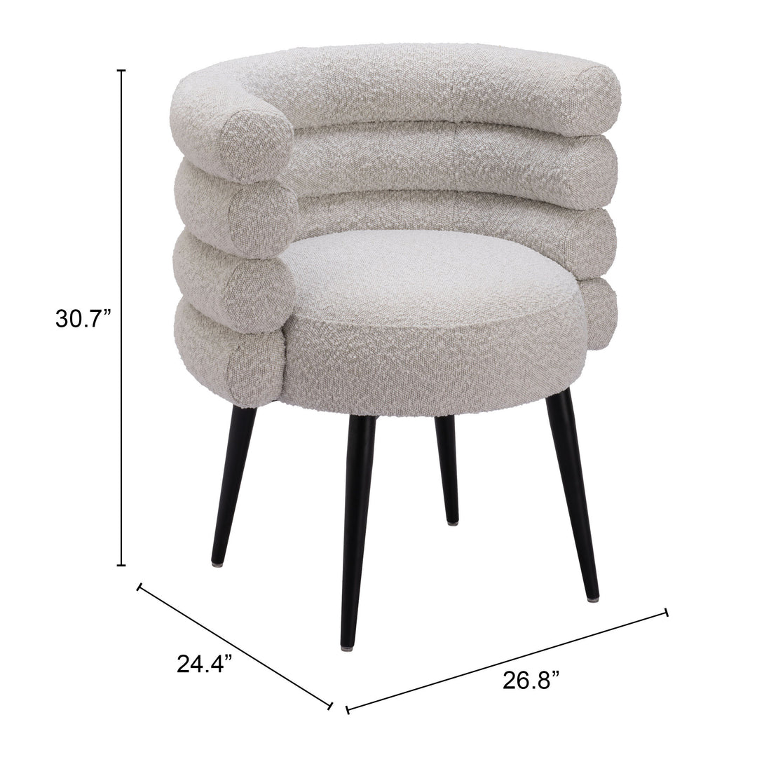 Zuo Grena Dining Chair Misty Gray