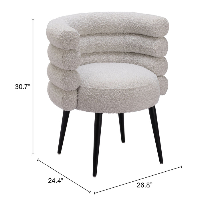 Zuo Grena Dining Chair Misty Gray