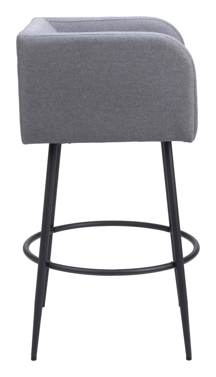 Zuo Horbat Barstool (Set of 2) Gray