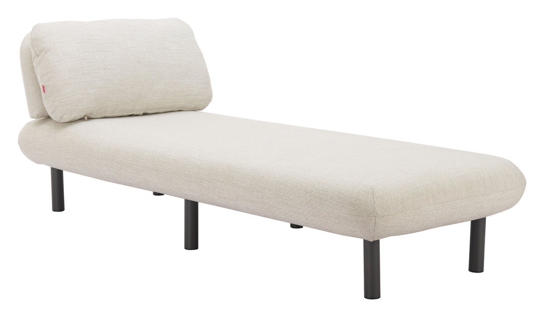 Zuo Aperto Chaise Beige
