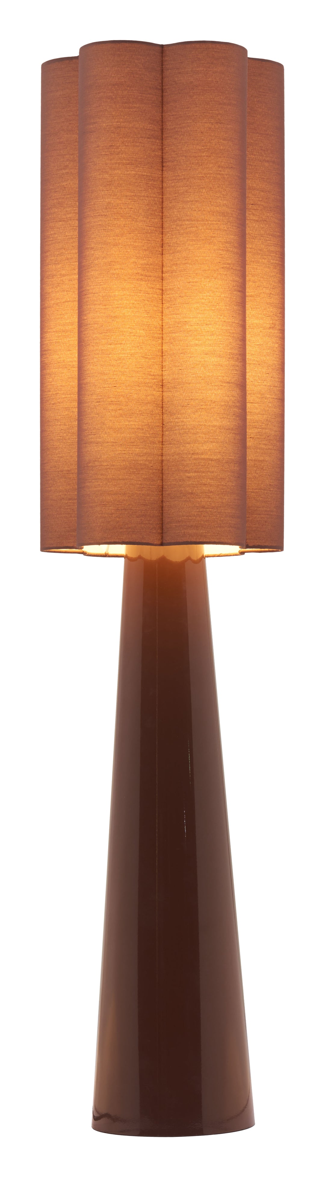 Zuo Violet Floor Lamp Brown