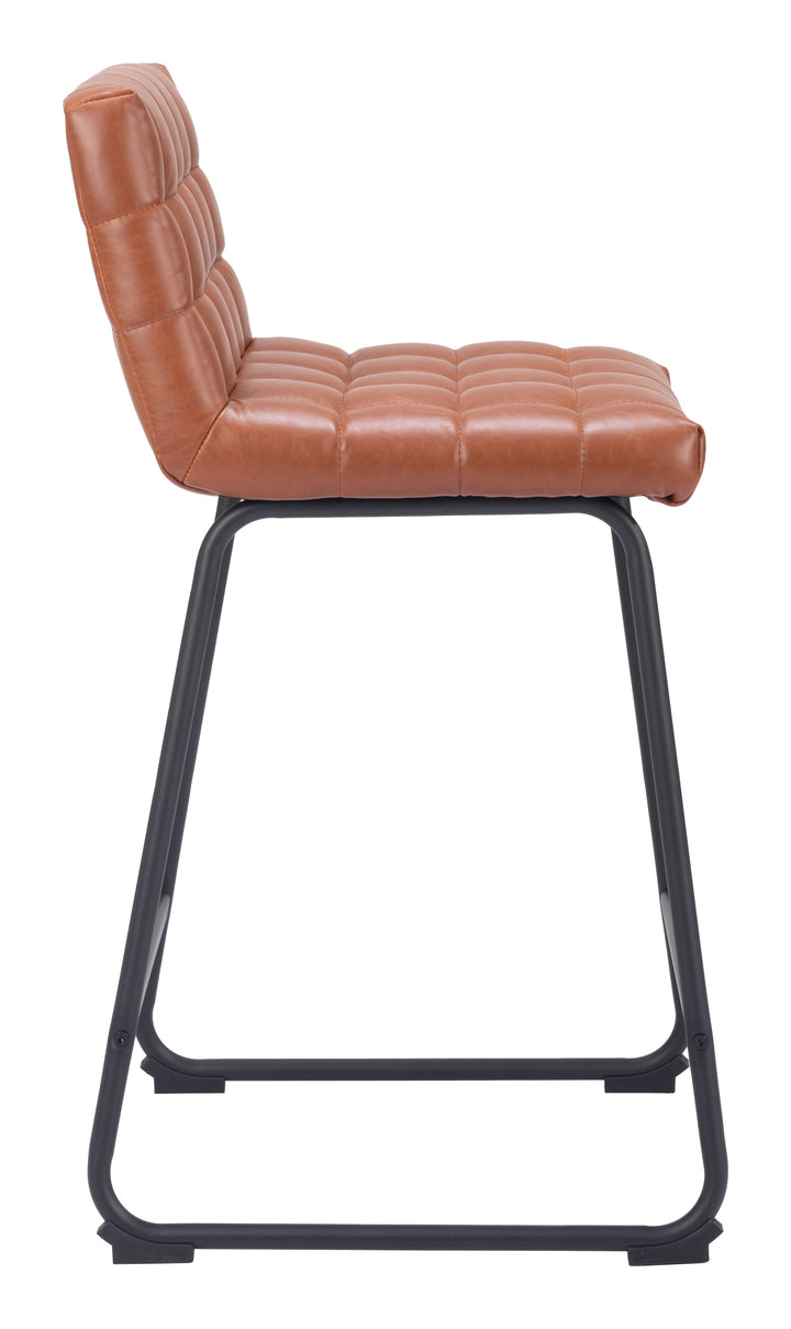 Zuo Pago Counter Stool (Set of 2) Brown
