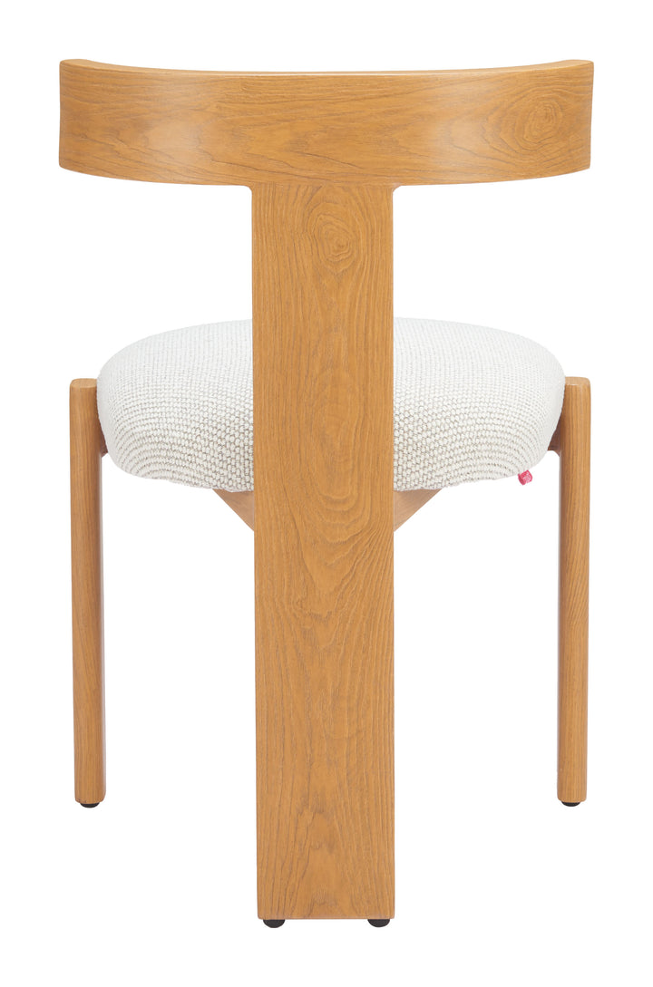 Zuo Tiana Dining Chair Natural & Beige