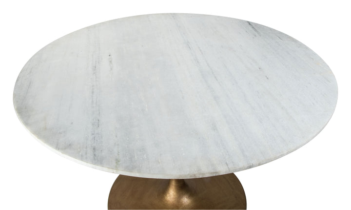Zuo Ithaca Dining Table White & Gold