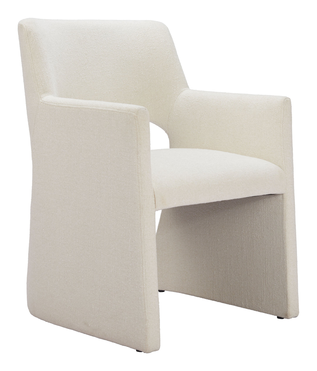 Zuo Minet Dining Chair Linen White