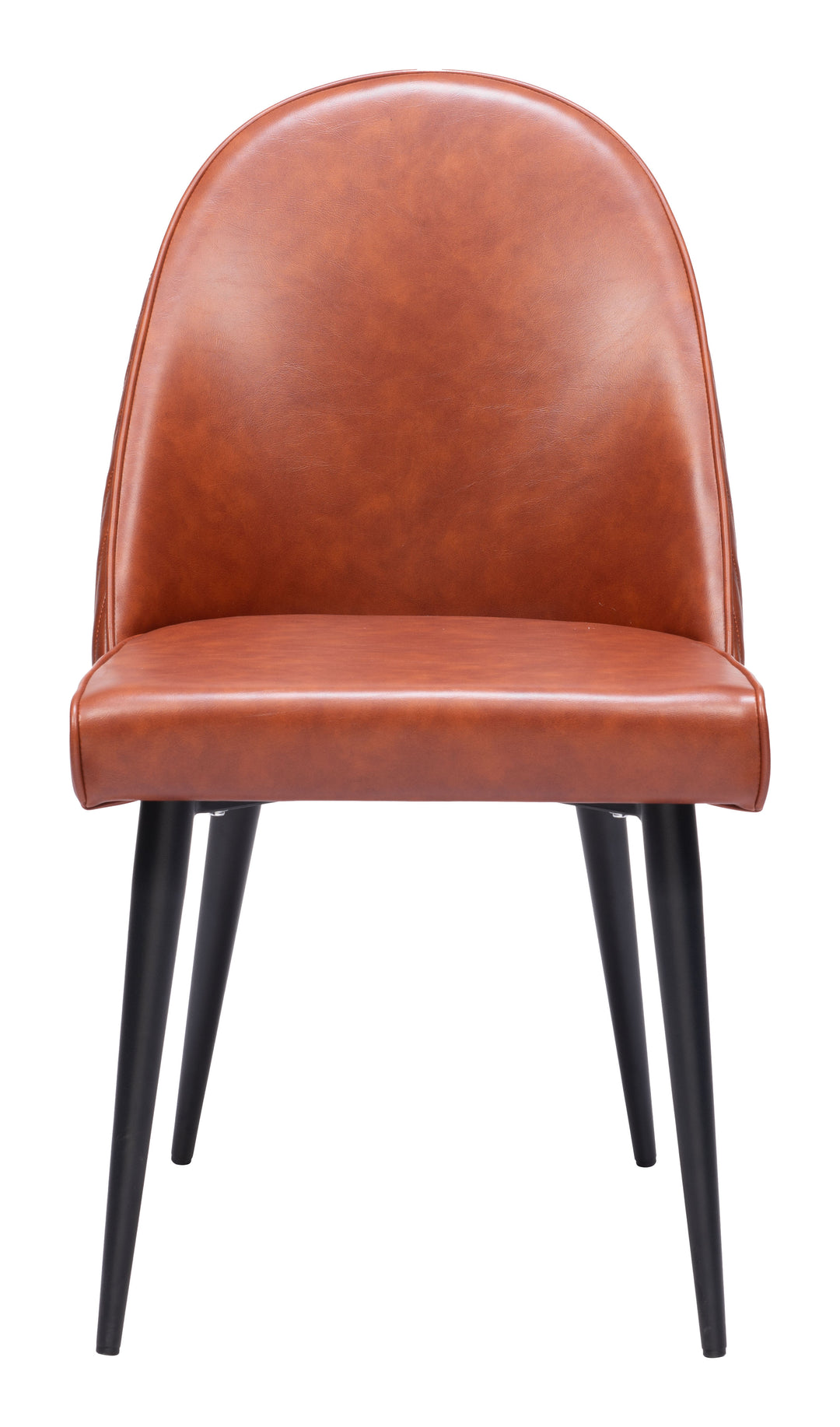 Zuo Silloth Armless Dining Chair (Set of 2) Brown