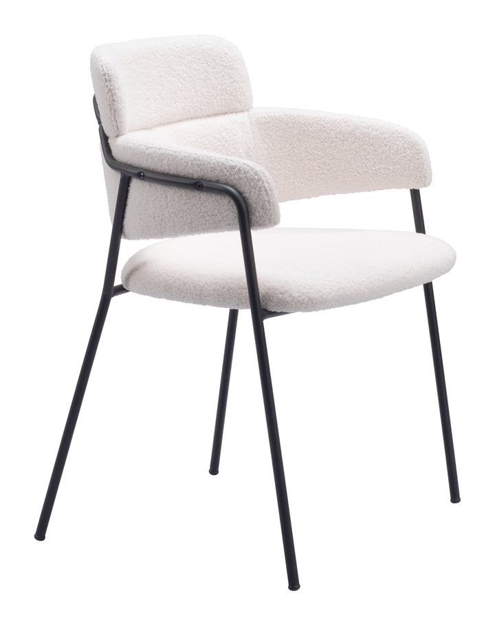 Zuo Marcel Dining Chair (Set of 2) Cream