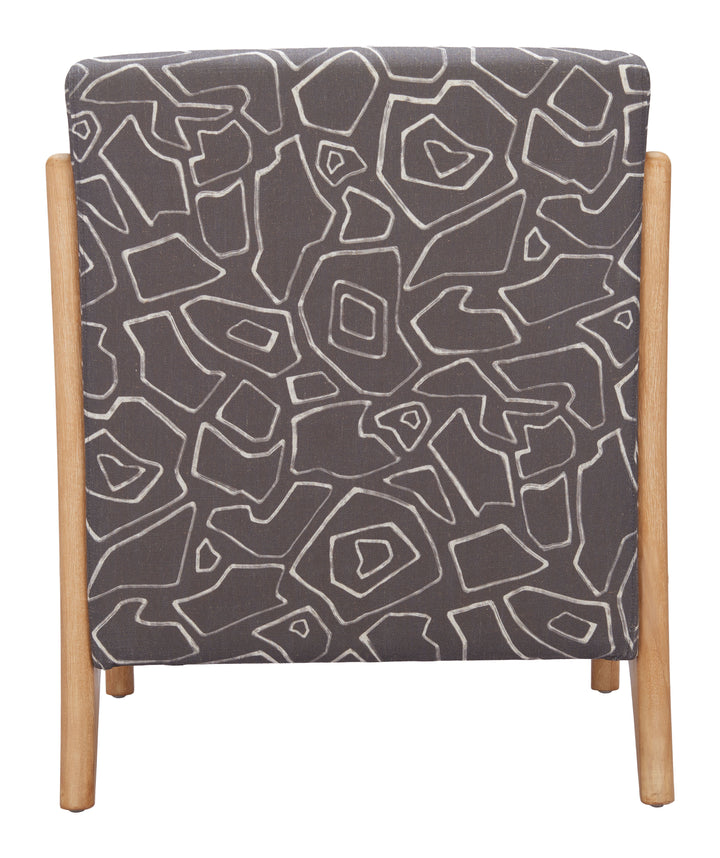 Zuo Runa Accent Chair Gray & Natural