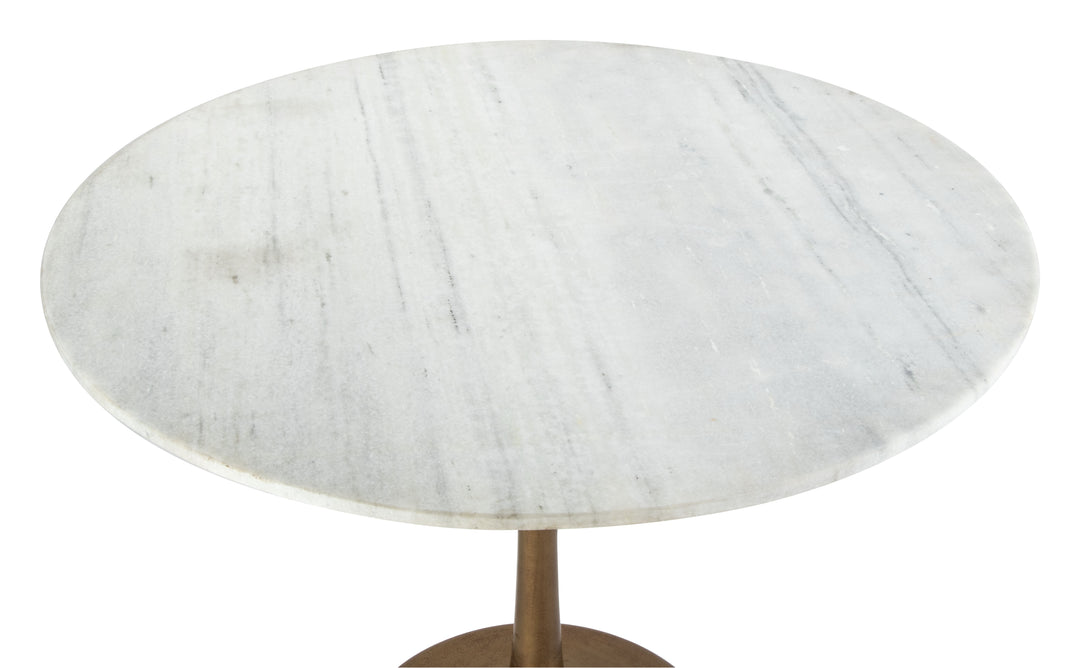 Zuo Fullerton Dining Table White & Gold