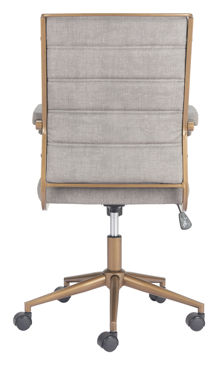 Zuo Auction Office Chair Gray