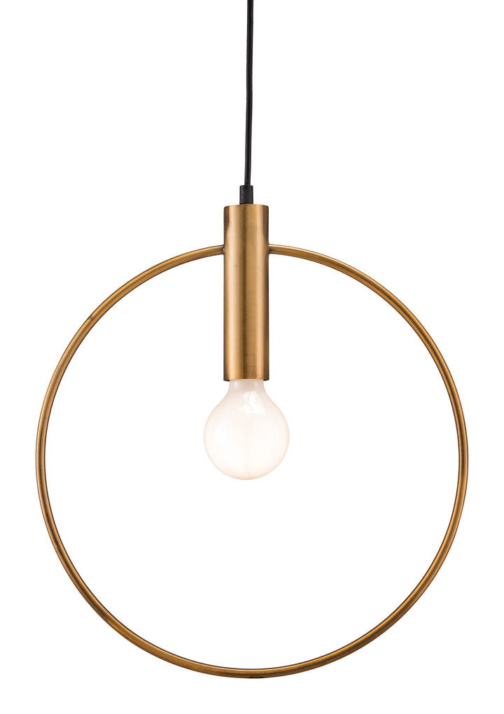 Zuo Irenza Ceiling Lamp Brass