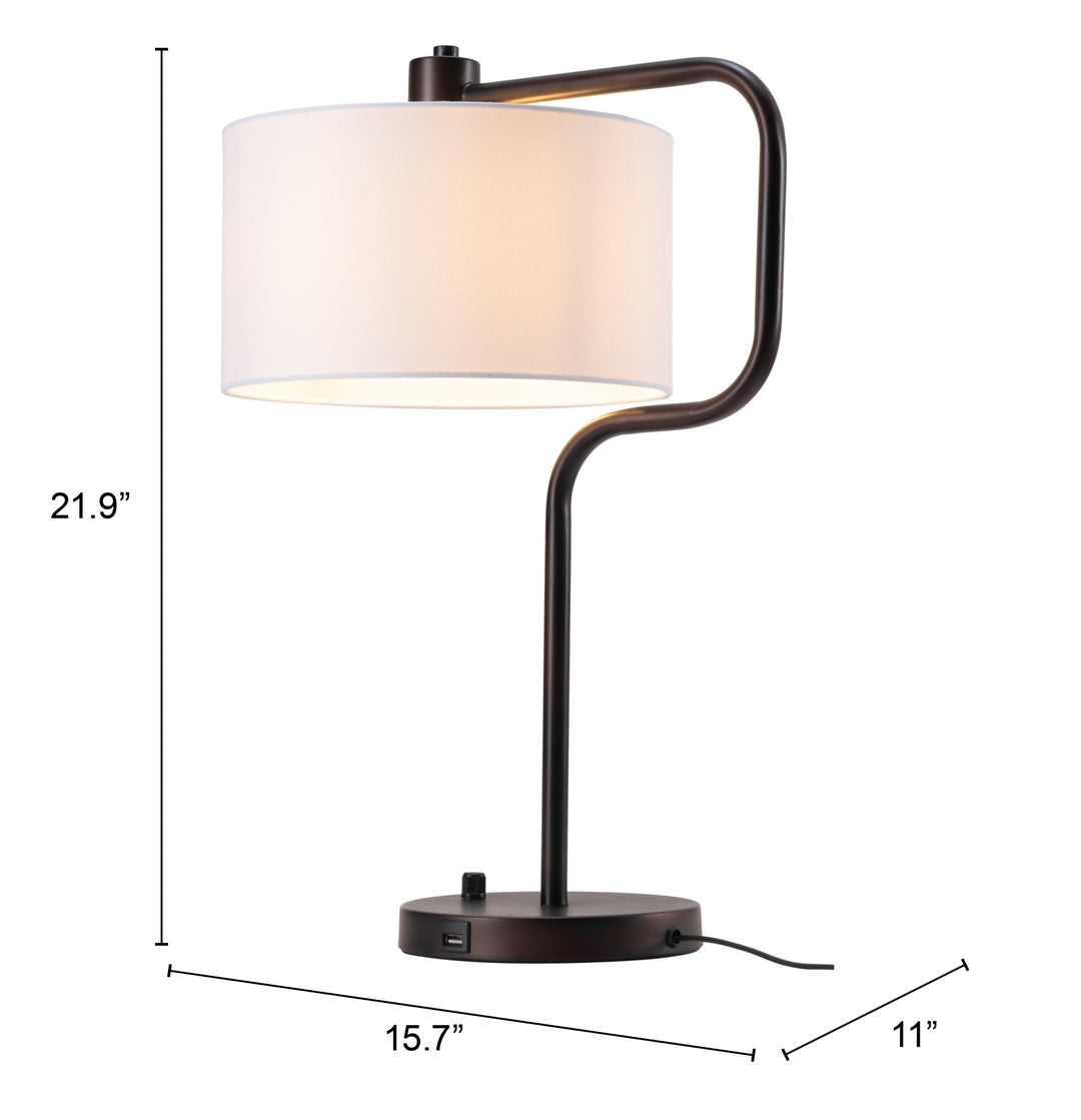Zuo Middlemist Table Lamp White