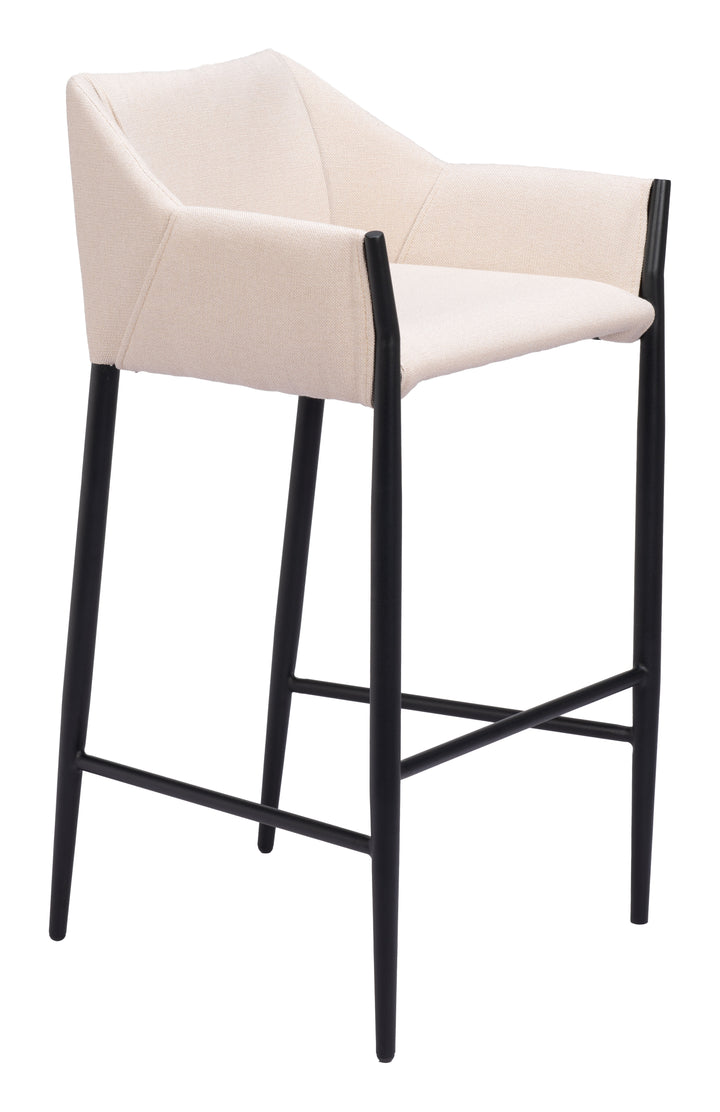 Zuo Andover Barstool Beige