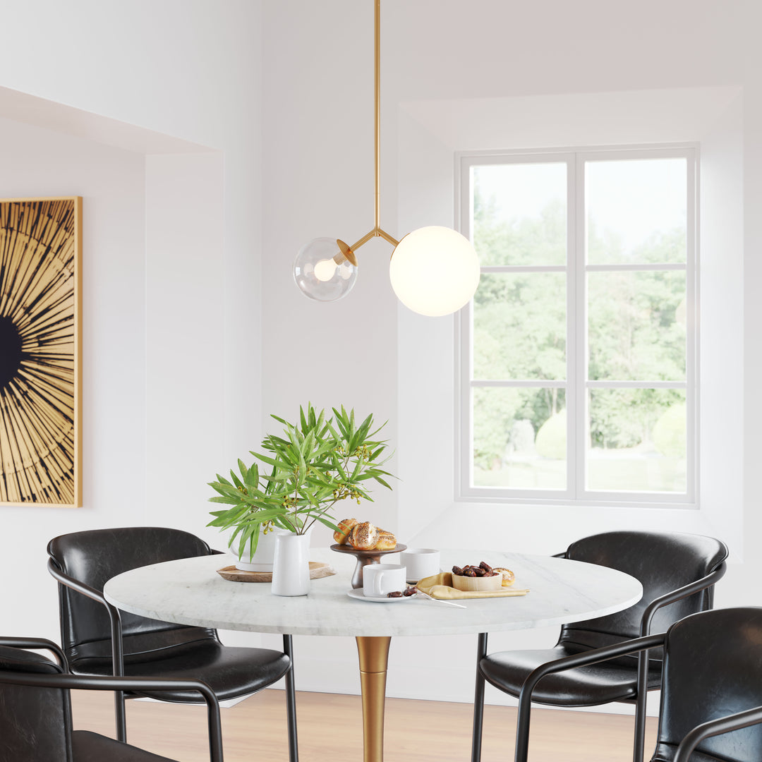 Zuo Constance Ceiling Lamp Brass