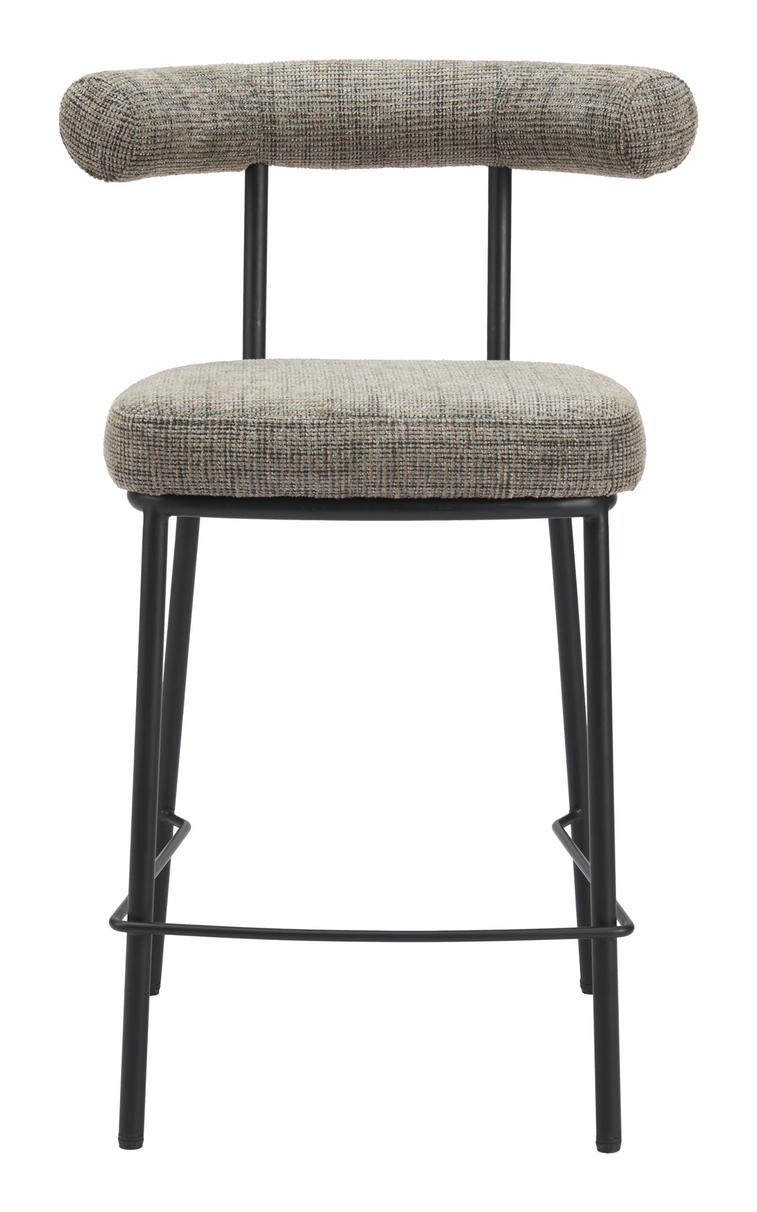 Zuo Kede Counter Stool Green Tweed