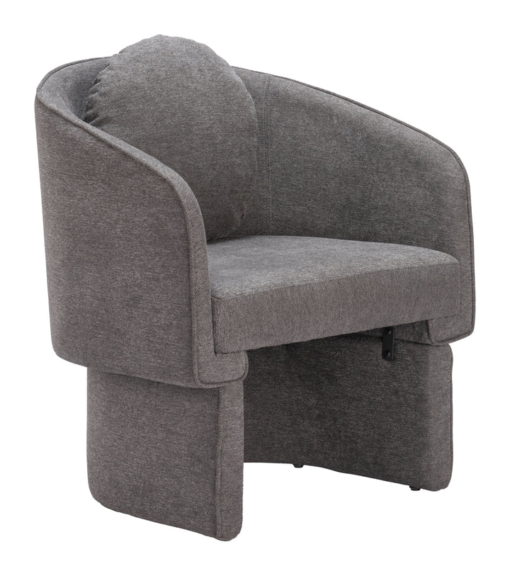 Zuo Olya Accent Chair Truffle Gray