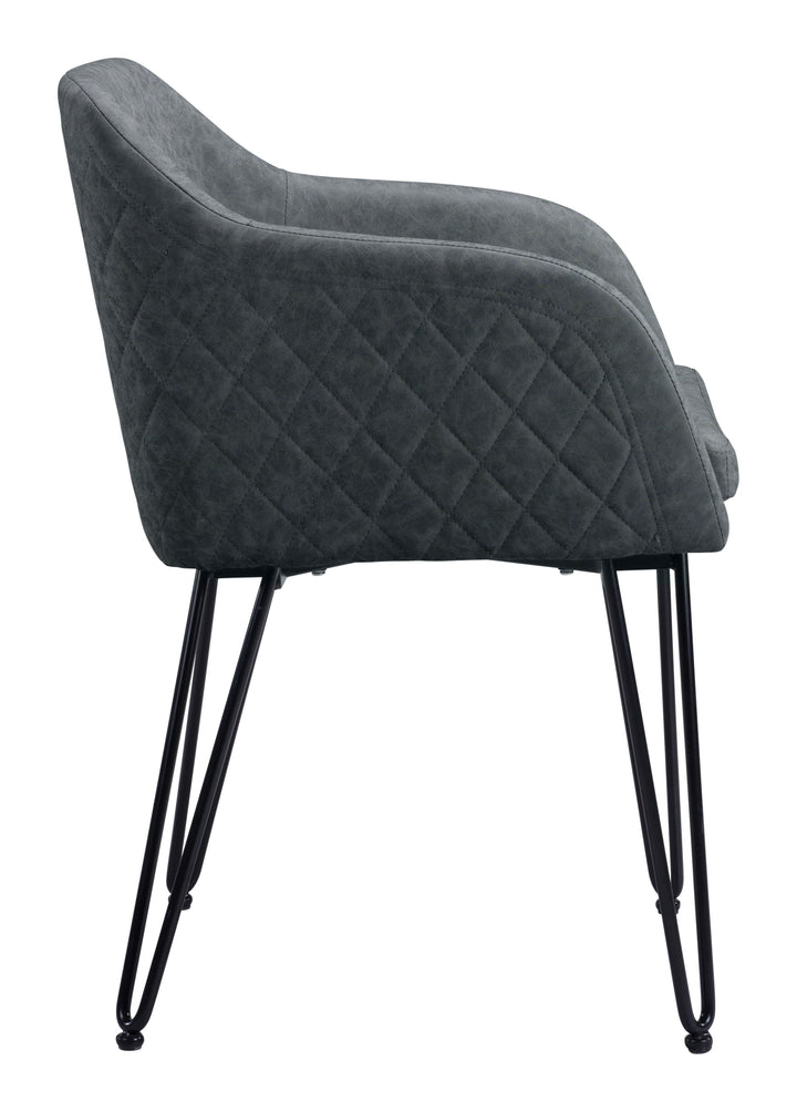 Zuo Braxton Dining Chair (Set of 2) Vintage Gray