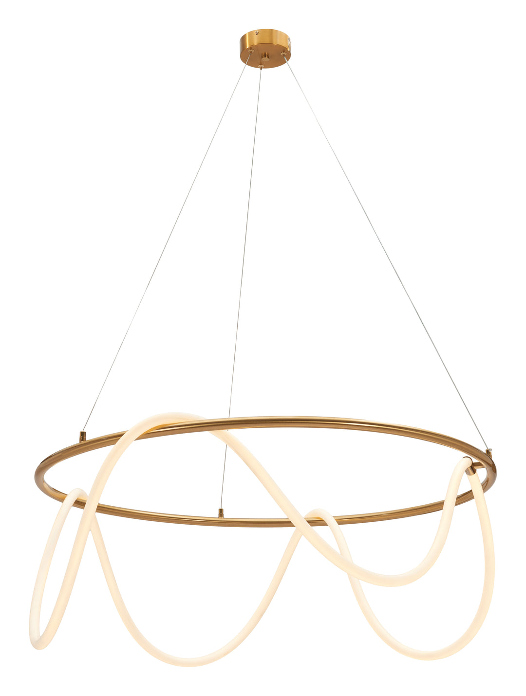 Zuo Wiber Ceiling Lamp Brass