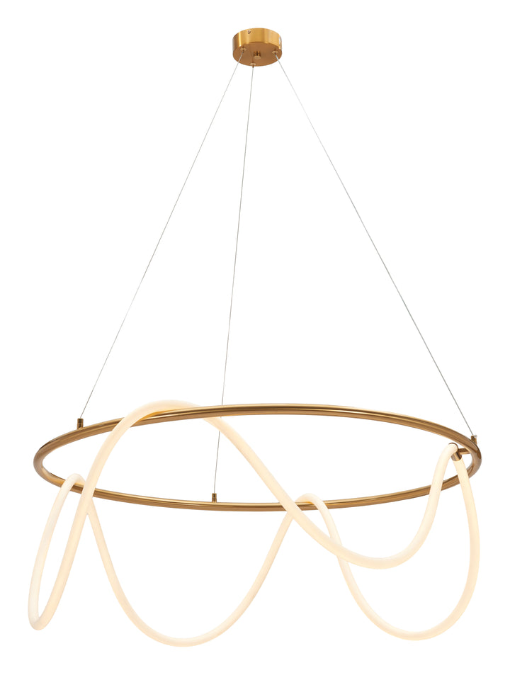 Zuo Wiber Ceiling Lamp Brass