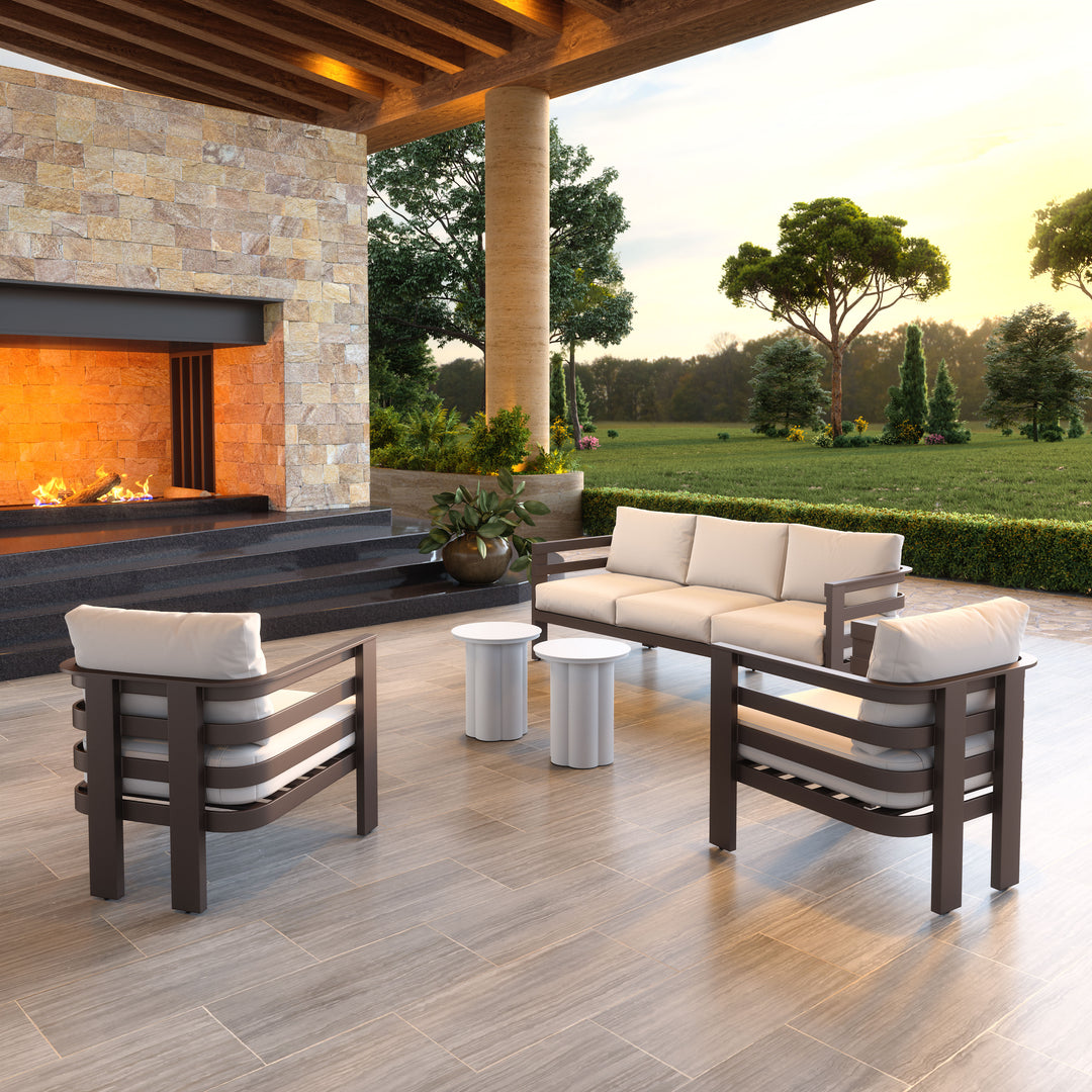 Zuo Bal Harbor Armchair White