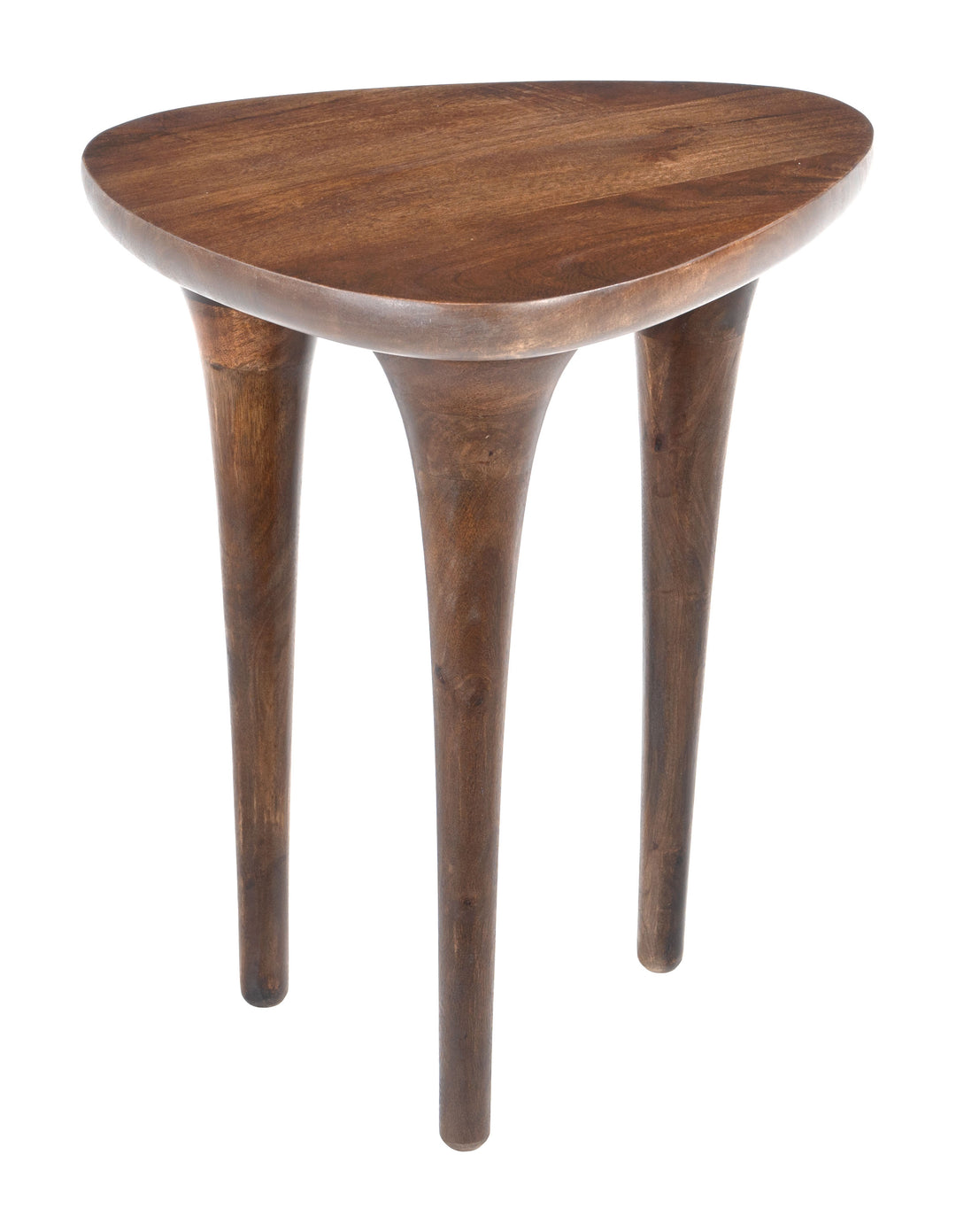 Zuo Spiker Side Table Walnut