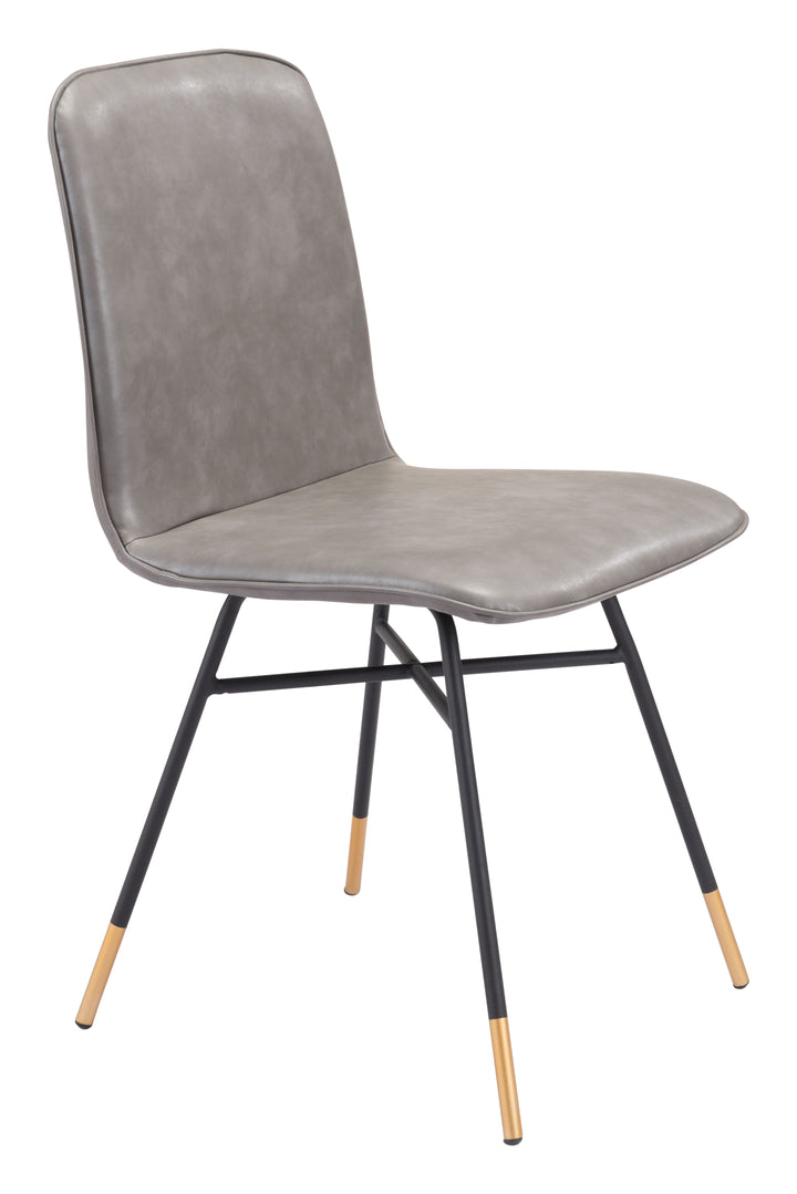 Zuo Var Dining Chair (Set of 2) Gray