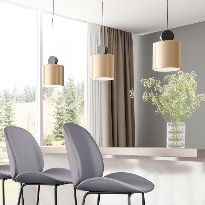 Zuo Myson Ceiling Lamp Gold & Black