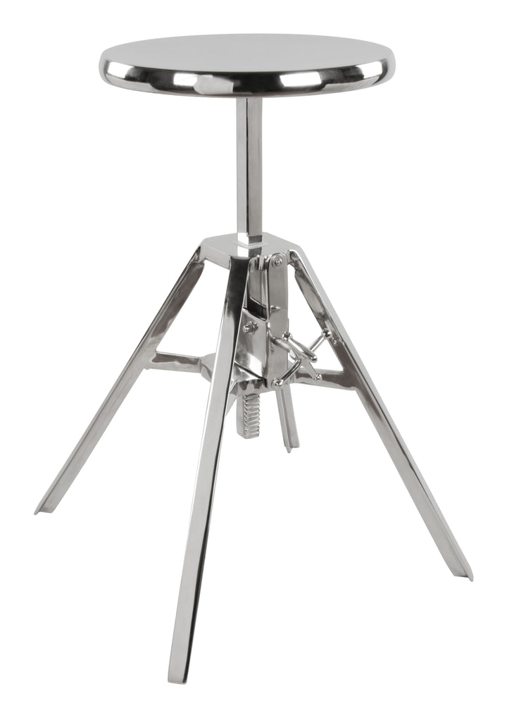 Zuo Mercy Counter Stool Silver