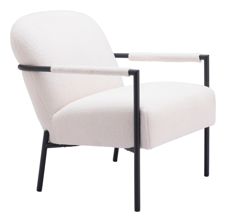 Zuo Chicago Accent Chair Ivory